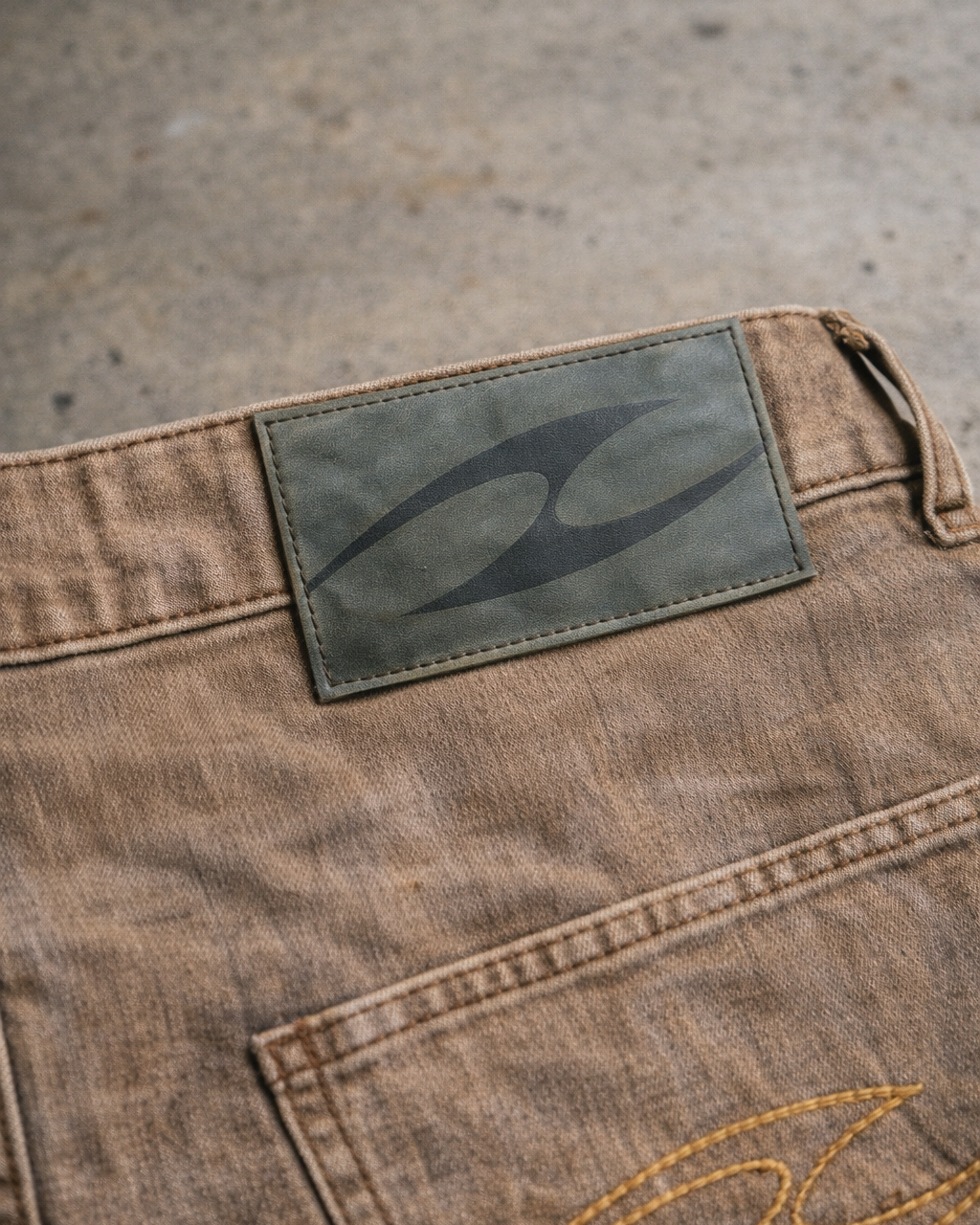SAND DENIM PANTS