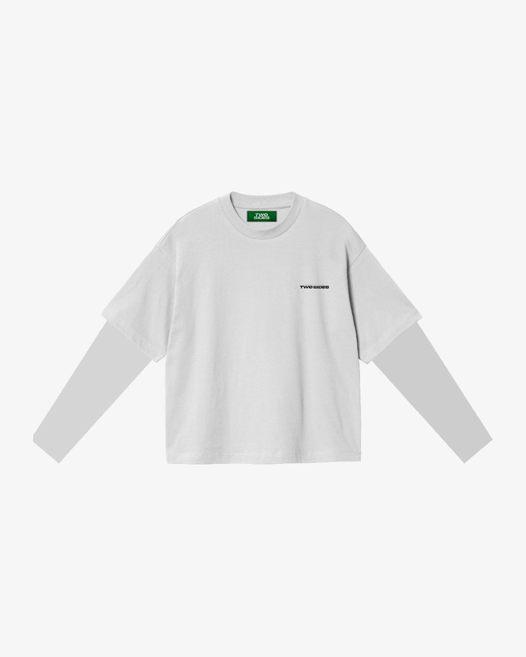 TWO SIDES REMEMBER DOUBLE LONGSLEEVE WHT