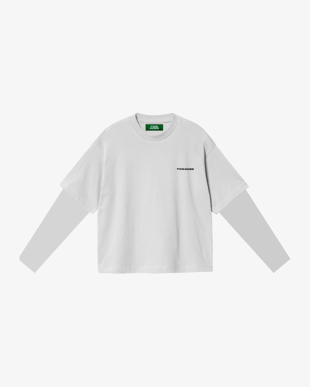 TWO SIDES REMEMBER DOUBLE LONGSLEEVE WHT