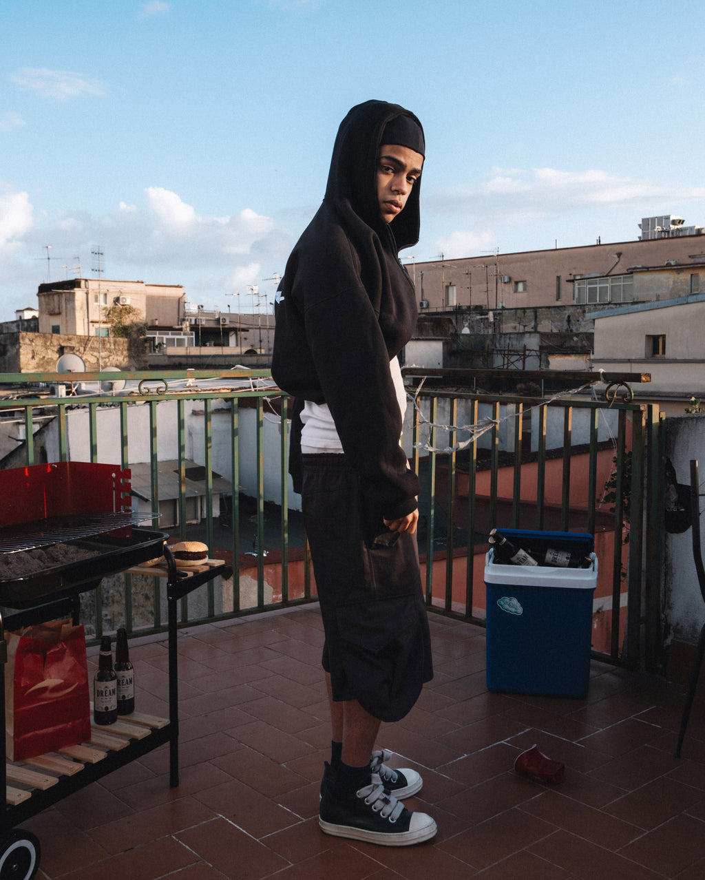Side Cargo Jorts – Midnight