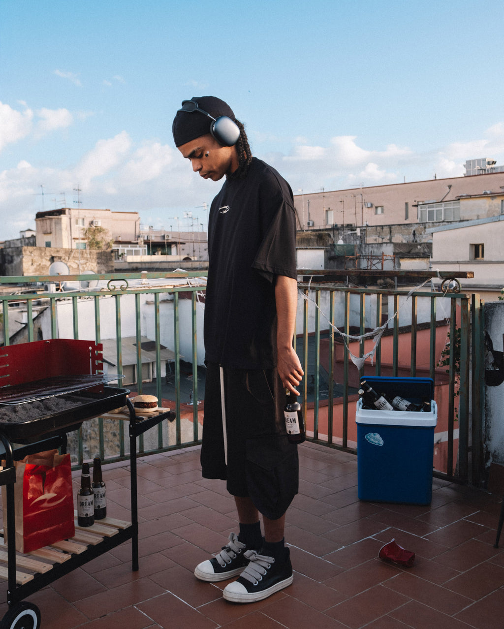 Side Cargo Jorts – Midnight