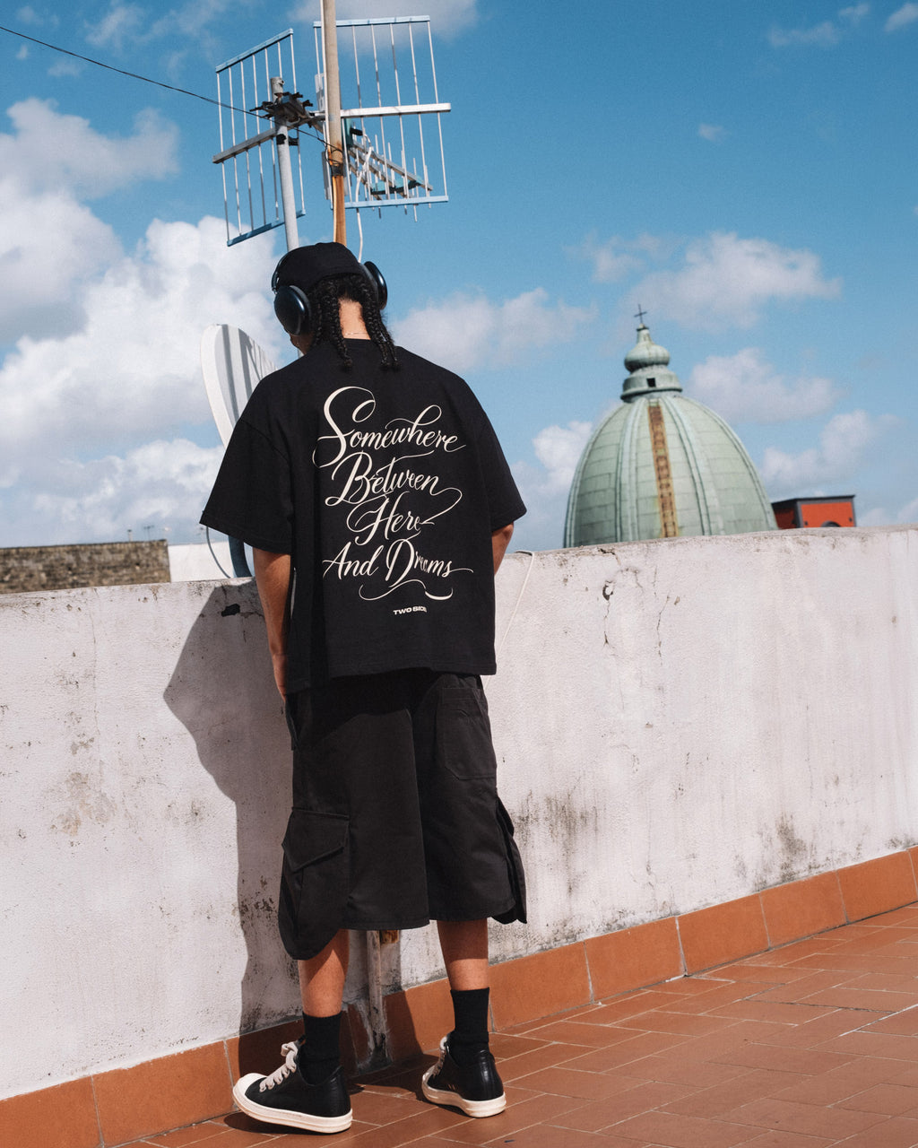 Side Cargo Jorts – Midnight