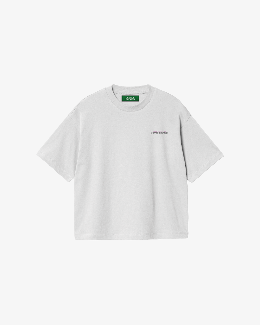 TWO SIDES BIG DREAM WHITE TEE