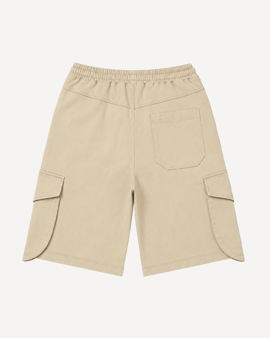 Side Cargo Jorts – Sand