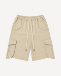 Side Cargo Jorts – Sand