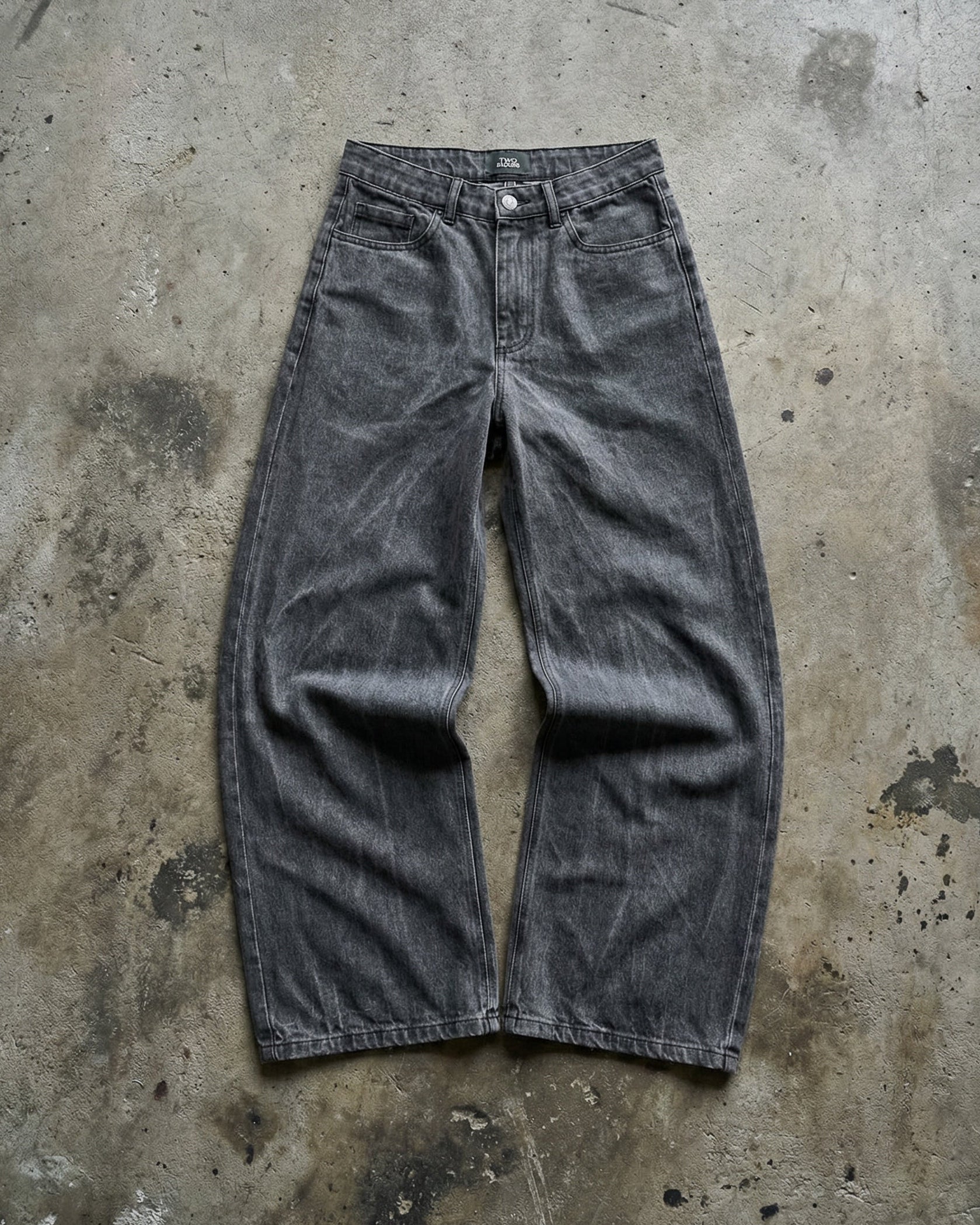 SMOKE DENIM PANTS