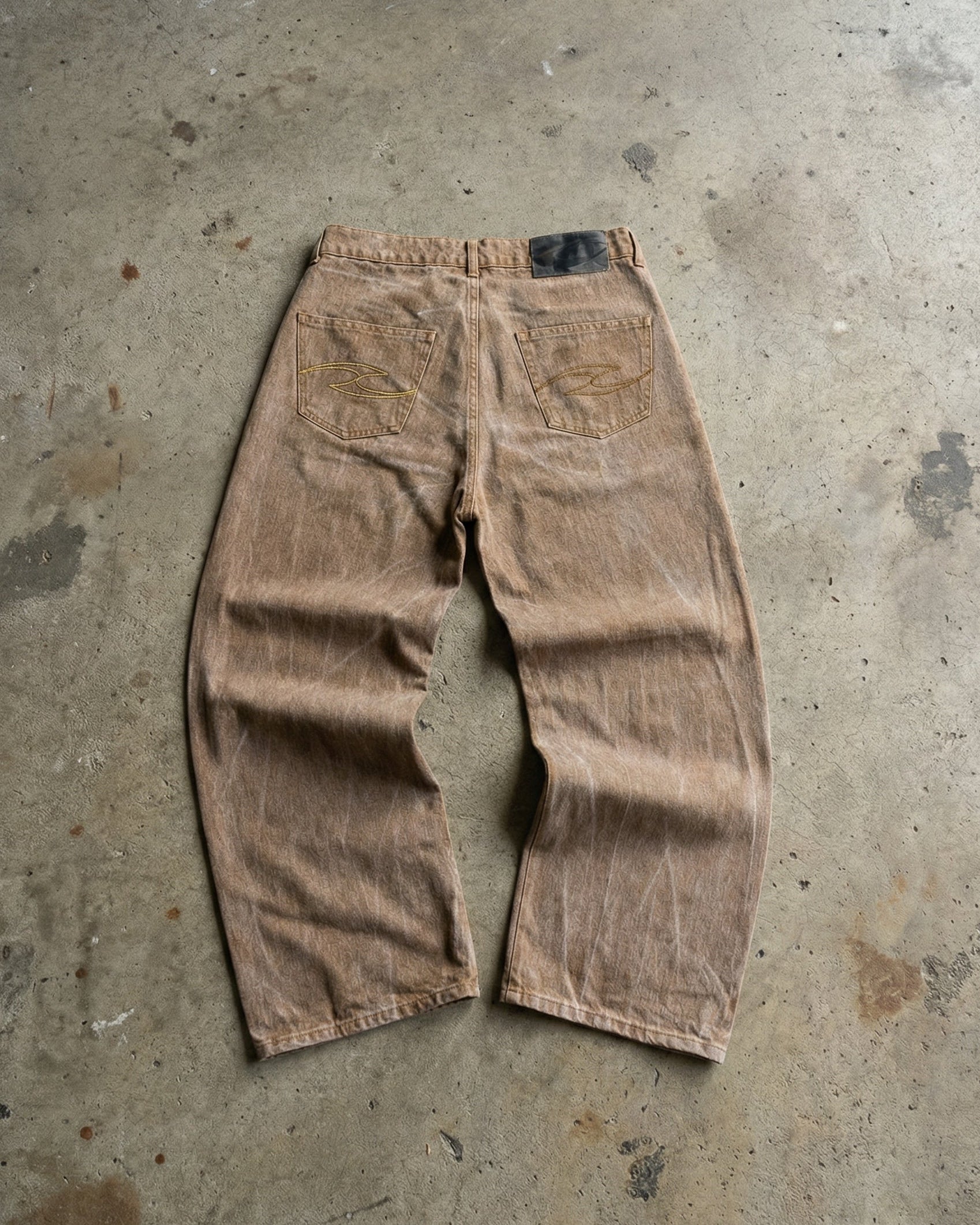 SAND DENIM PANTS