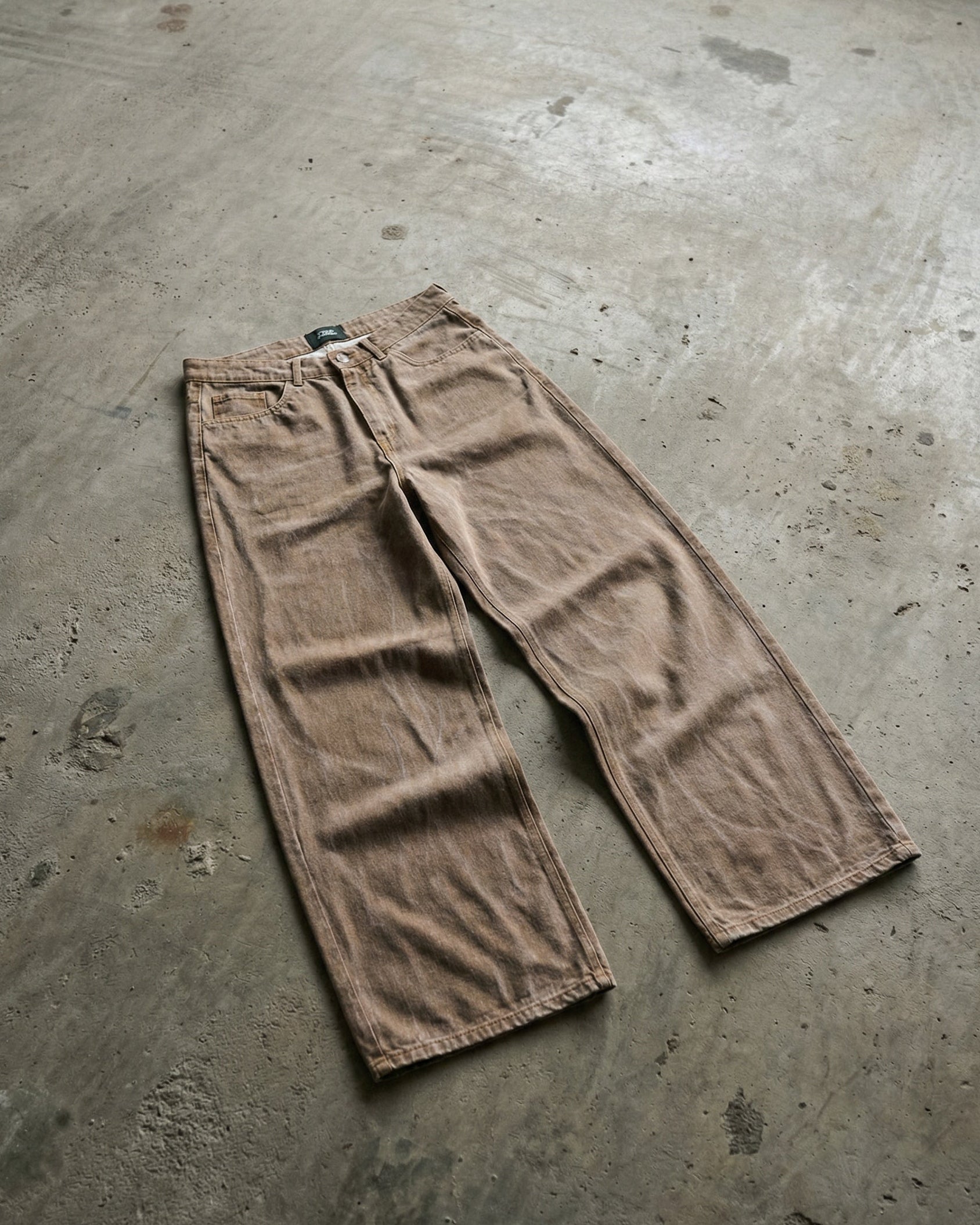 SAND DENIM PANTS
