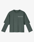 Double longsleeve V2 ts green - Two Sides
