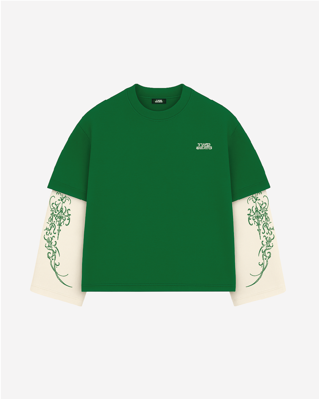 ICON DUALITY LONGSLEEVE TS GREEN
