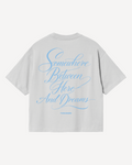 Dreams & Cloud Logo Tee – White