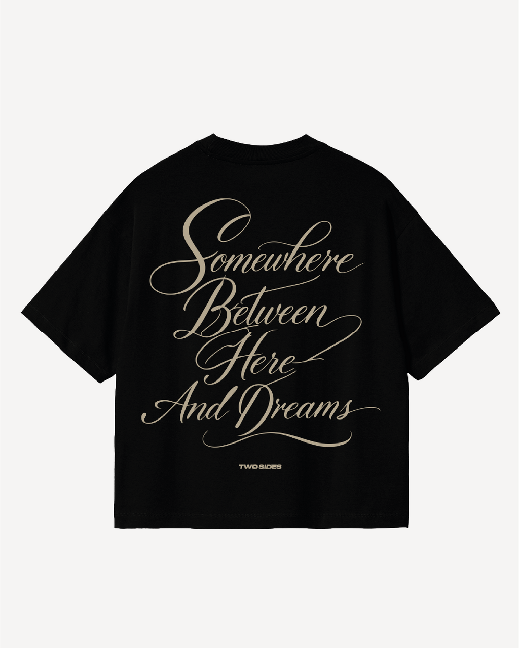 Dreams & Cloud Logo Tee – Black