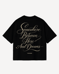 Dreams & Cloud Logo Tee – Black