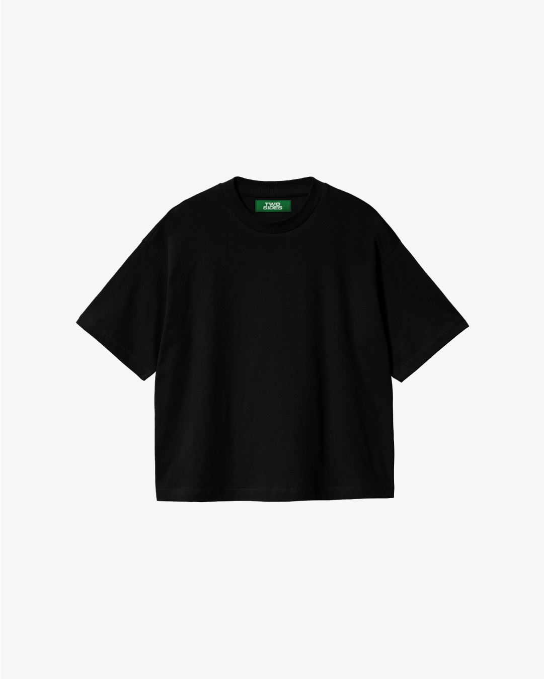 TWO SIDES MOOD BLACK TEE
