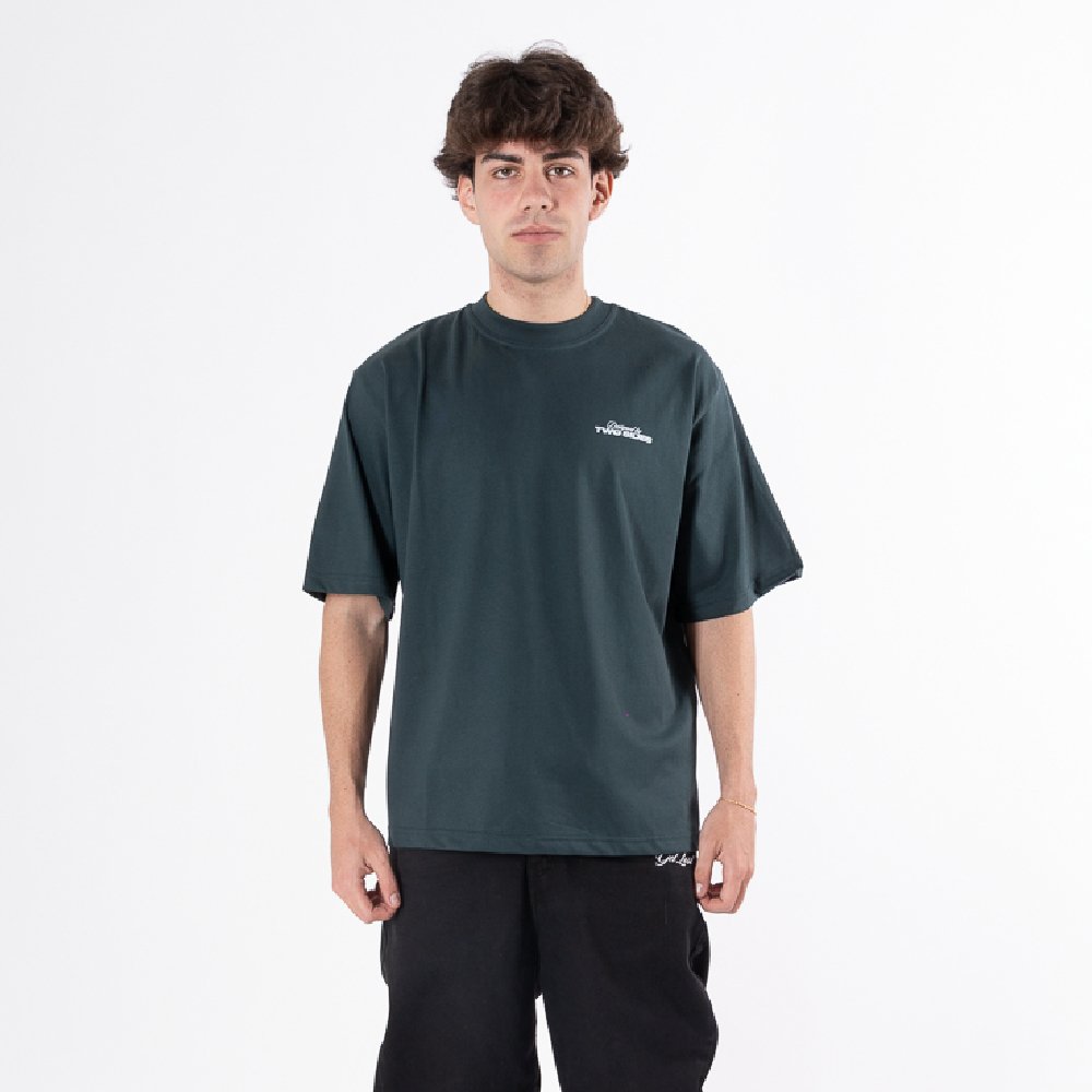 Two Sides broken bussola tee ts green - Two Sides